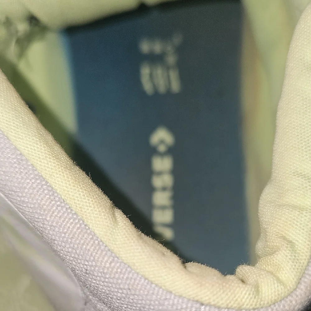 Converse All Star Women's Low Top Sneakers - Grey With Mint Green Size 6